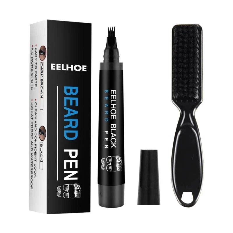 LAPIZ PARA BARBA Y CEJAS+CEPILLO NEGRO