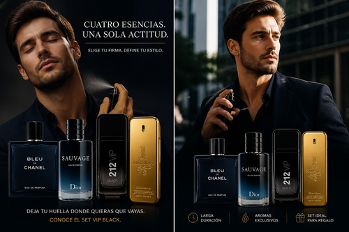 1MILLION + SAUVAGE + BLEU + VIPBLACK 1.1
